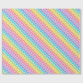 Funky Colorful Pattern Cadeaupapier (Vlak)