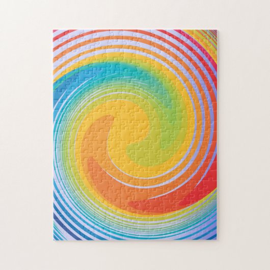 Funky Colorful Puzzle Legpuzzel (Verticaal)