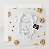 Funky Cookie Pregnancy Faire-part (Devant)