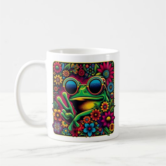 Funky Cool Frog Vredesteken Koffiemok (Links)