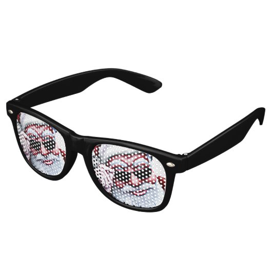 Funky Cool Père Noël en lunettes de soleil Noël (Angulaire)