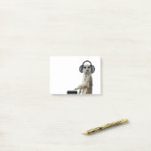 Funky coole quat dj post-it® notes (Op bureau)