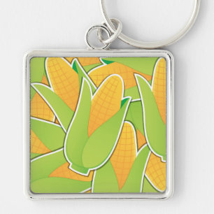 Funky corn sleutelhanger