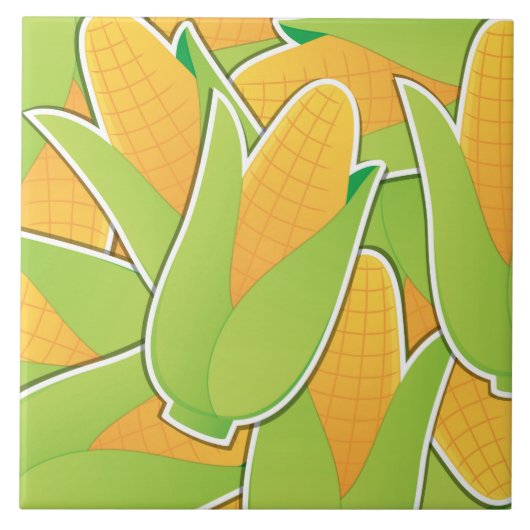 Funky corn tegeltje (Voorkant)