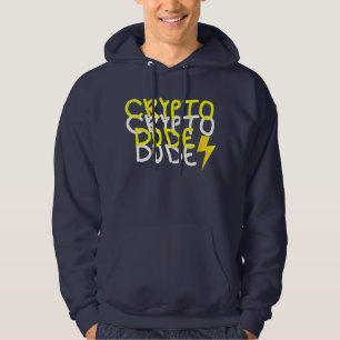 Funky Crypto Man Energy Power Sign Hoodie