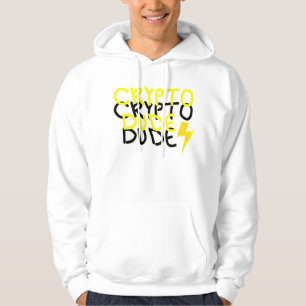 Funky Crypto Man Energy Power Sign Hoodie