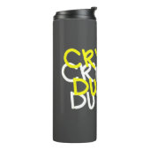 Funky Crypto Man Energy Power Sign Thermosbeker (Gedraaid links)