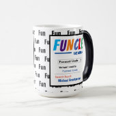 Funky Custom Meilleur Funcle Cadeau Magie Mug (Devant droit)