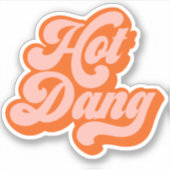 Funky Dang Vintage Police - Stickers Vinyl Coupé (Devant)