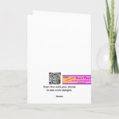 Funky De l'environnement CFL Carte de Noël (Dos)