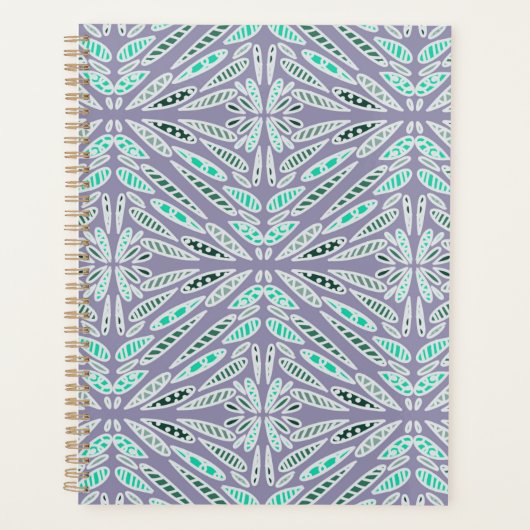 Funky Design Bloem Geometrisch Planner (Voorkant)