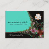 Funky Designer big Visitekaartje (Achterkant)