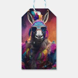 Funky Donkey Blue Glasses Cadeaulabel