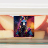 Funky Donkey Blue Glasses Labels (Aangebracht)