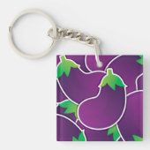 Funky eggplant sleutelhanger (Voorkant)