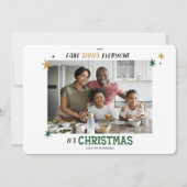 Funky Fake Smiles Tout Le Monde Carte de Noël (Devant)