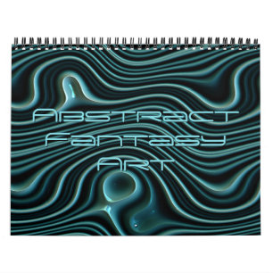 Funky Fantasy Golven 3D Moderne Kunst Designs Kalender