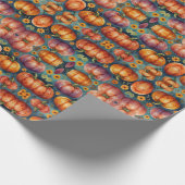 Funky Fantasy Pumpkins Cadeaupapier (Hoek)