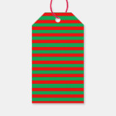 Funky feestelijke boom cadeaulabel (Achterkant)