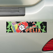 Funky Felix Bumpersticker (Op auto)