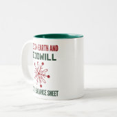 Funky Finance Mug Business Office Coworker (Devant gauche)