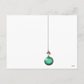 Funky Fishing Christmas Holiday Carte postale (Dos)