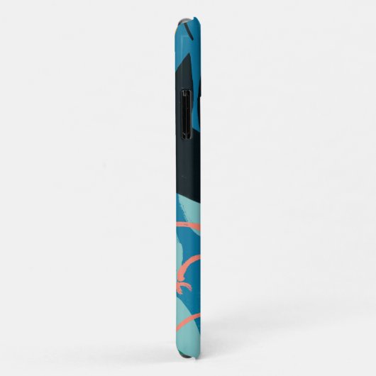 Funky Flamingo Case-Mate iPhone Case (Achterkant/rechts)