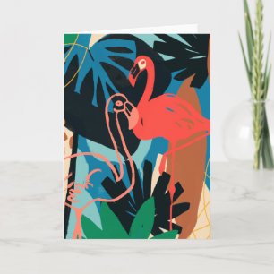 Funky Flamingo Kaart