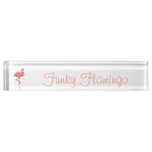 Funky Flamingo Naambordje