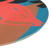 Funky Flamingo Snijplank (Hoek)