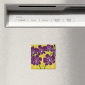 Funky Floral Orchid Magnet (In Situ (Lave-vaisselle))