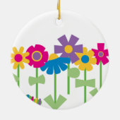 FUNKY FLOWER GARDEN KERAMISCH ORNAMENT (Achterkant)