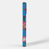 Funky Flowers and Hearts Case-Mate iPhone Case (Achterkant / Rechts)