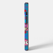 Funky Flowers and Hearts Case-Mate iPhone Case (Achterkant / Links)