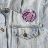 Funky Flowers Button (In situ)
