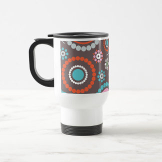 Funky Flowers Retro Patter Reisbeker