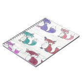 Funky Foxes Pattern Notitieboek (Linkerzijde)