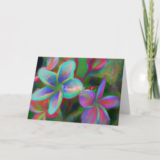 Funky Frangipani Kaart (Voorkant)
