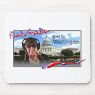 Funky Fraulien gaat naar Washington Muismat