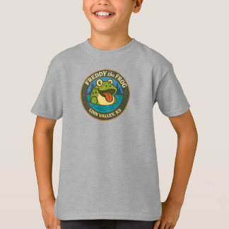 Funky Freddy Frog of Linn Valley, KS Kids Tee T-shirt