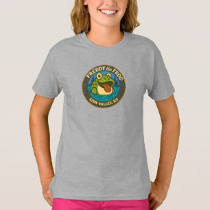 Funky Freddy Frog van Linn Valley, KS Kids T-shirt