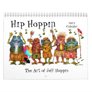 Funky Frog Art Calendar van Jeff Hoppis Kalender