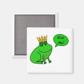 Funky Frog Prince - Aimants de réfrigérateur anima (Recto/Verso)