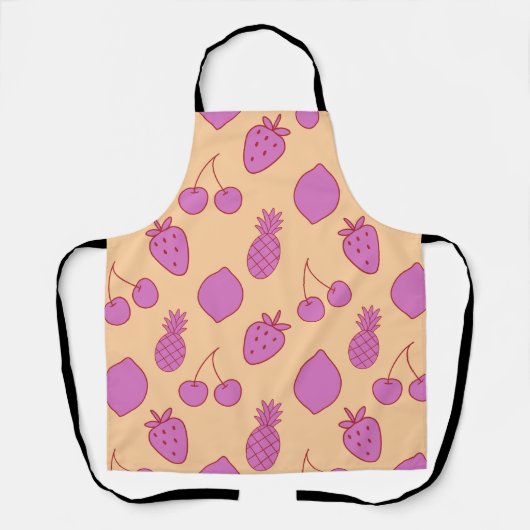 Funky Fruit Pop Schort (Voorkant)