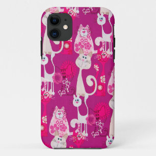 Funky Fun Cool Cats iPhone 5 11 Hoesje