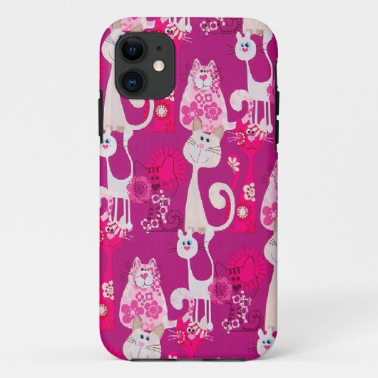 Funky Fun Cool Cats iPhone 5 Case-Mate iPhone Case (Achterkant)