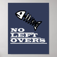 Funky Funny No left Overs Fish Skeleton