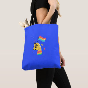 Funky Gay Pride Regenboog LGBTQ+ Boodschappentas Draagtas