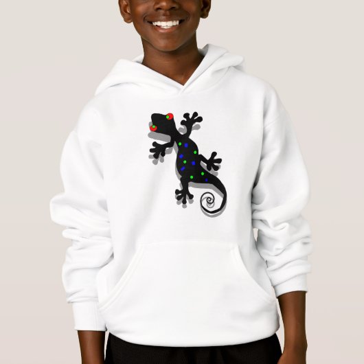 Funky Gecko Sweatshirt voor kinderen (Voorkant)