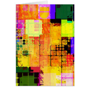 Funky Geometric Multicolored Design